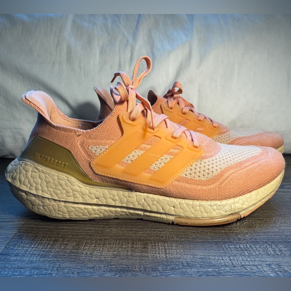 Adidas Ultraboost Women's Peach Running Shoes